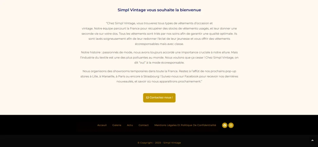 Explication de la marque SimplVintage